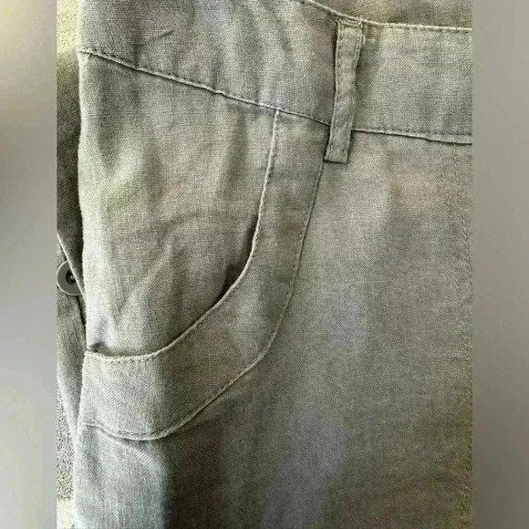 Cynthis Rowley Linen Gray Pants (215) - Picture 7 of 13